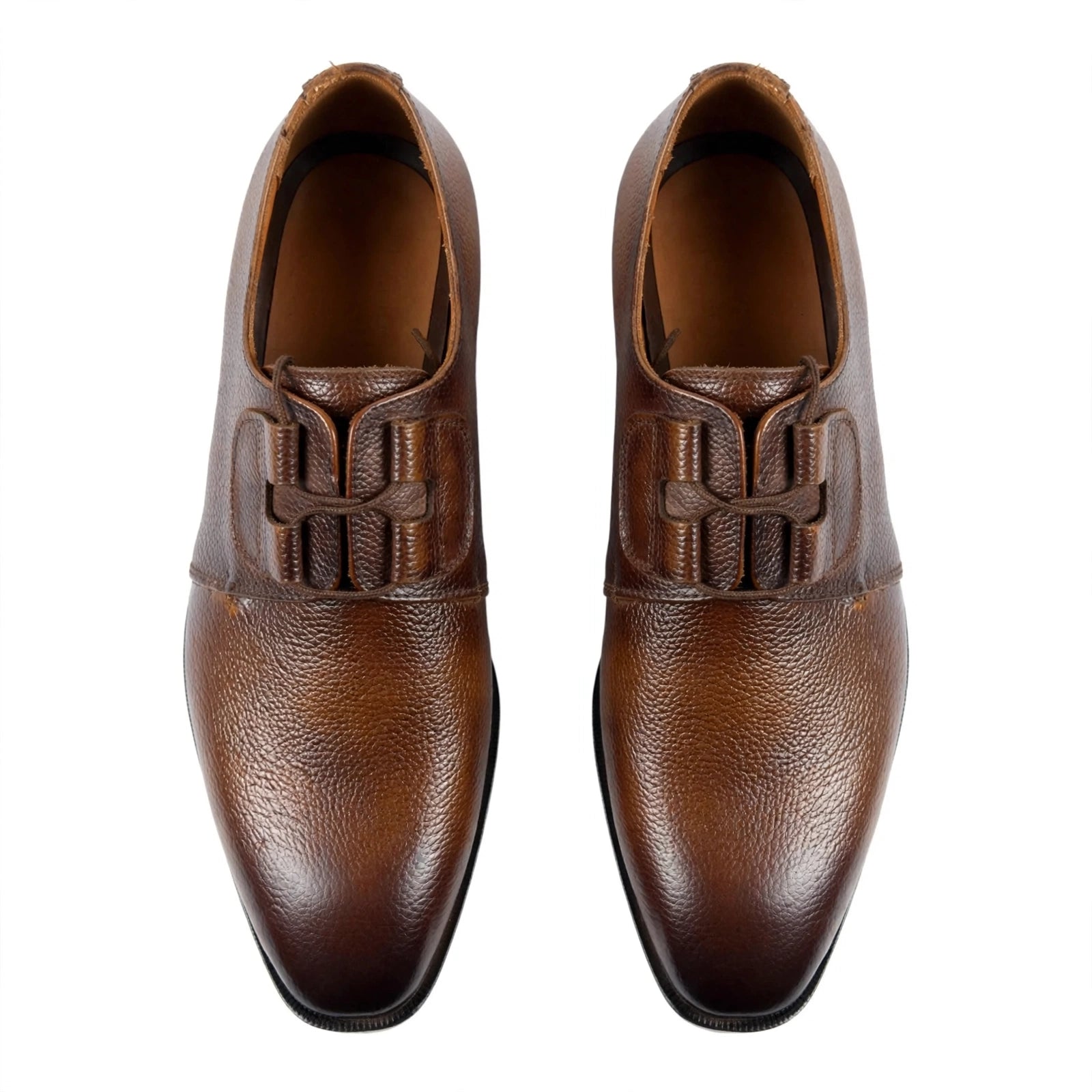 Men's Premium Pebble Grain Leather Formal Shoes